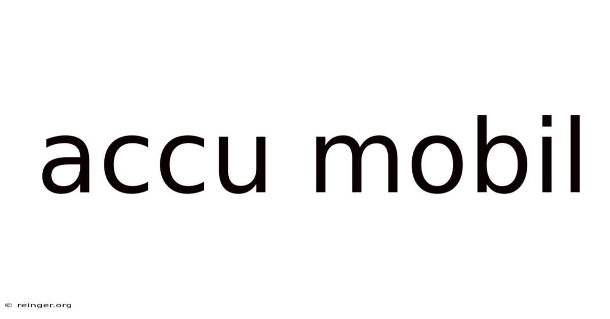 Accu Mobil