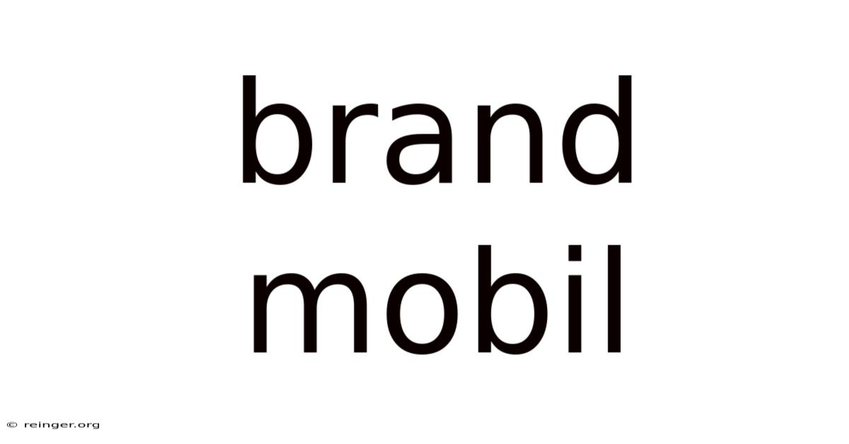 Brand Mobil