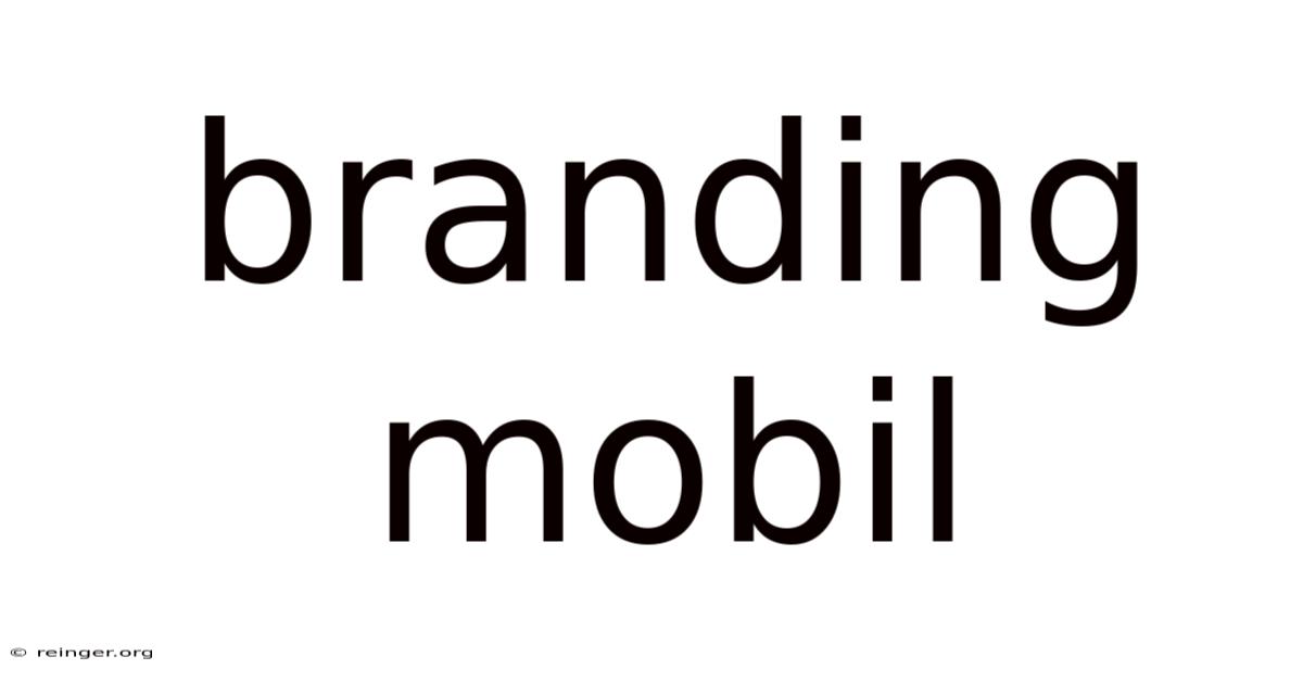 Branding Mobil