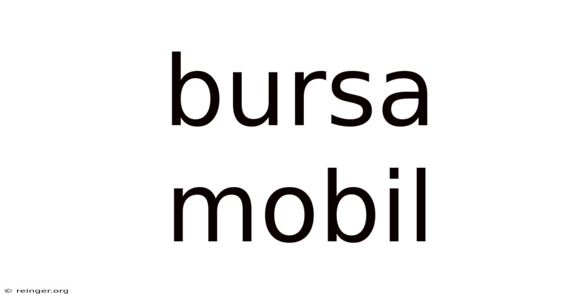 Bursa Mobil