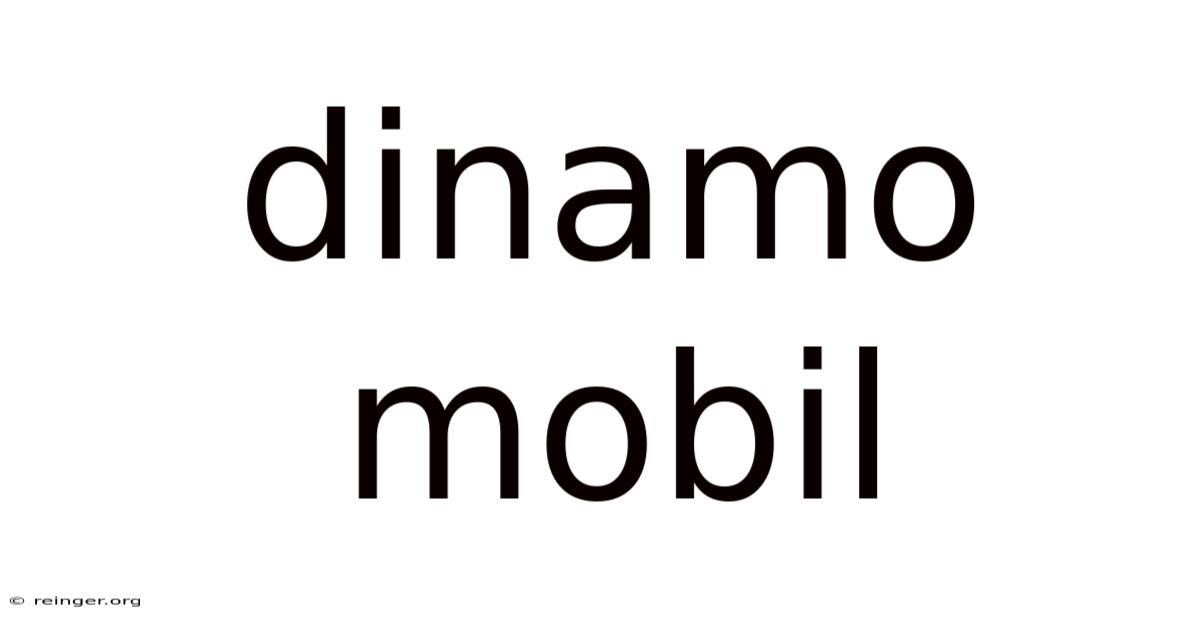 Dinamo Mobil