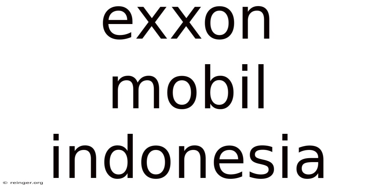 Exxon Mobil Indonesia