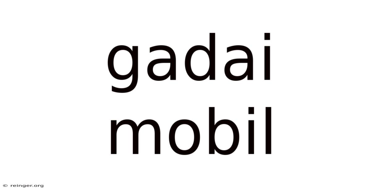 Gadai Mobil