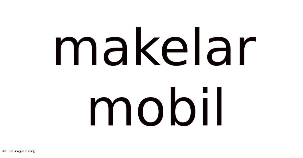 Makelar Mobil