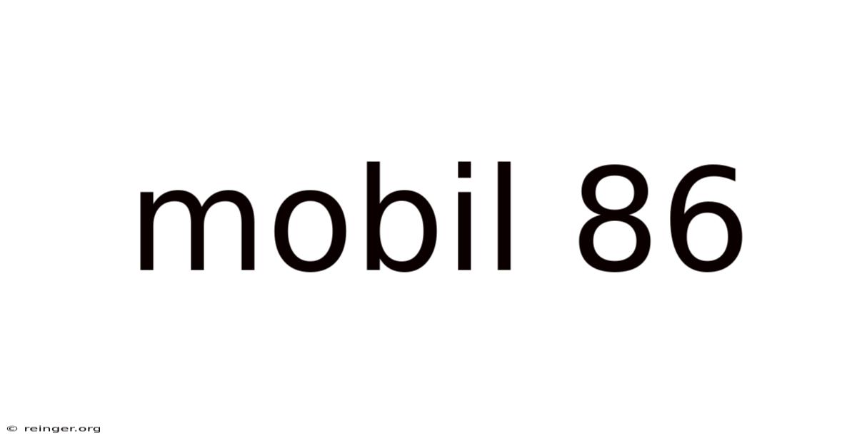 Mobil 86