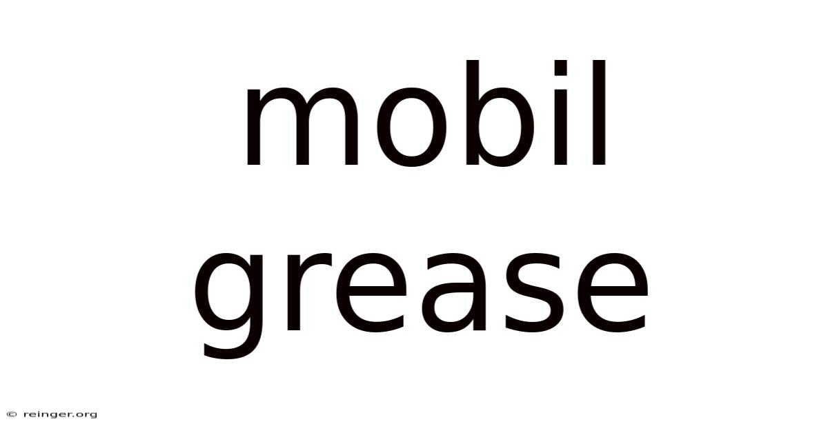 Mobil Grease