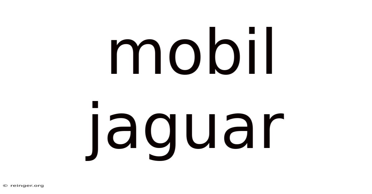 Mobil Jaguar