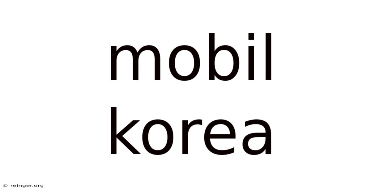 Mobil Korea