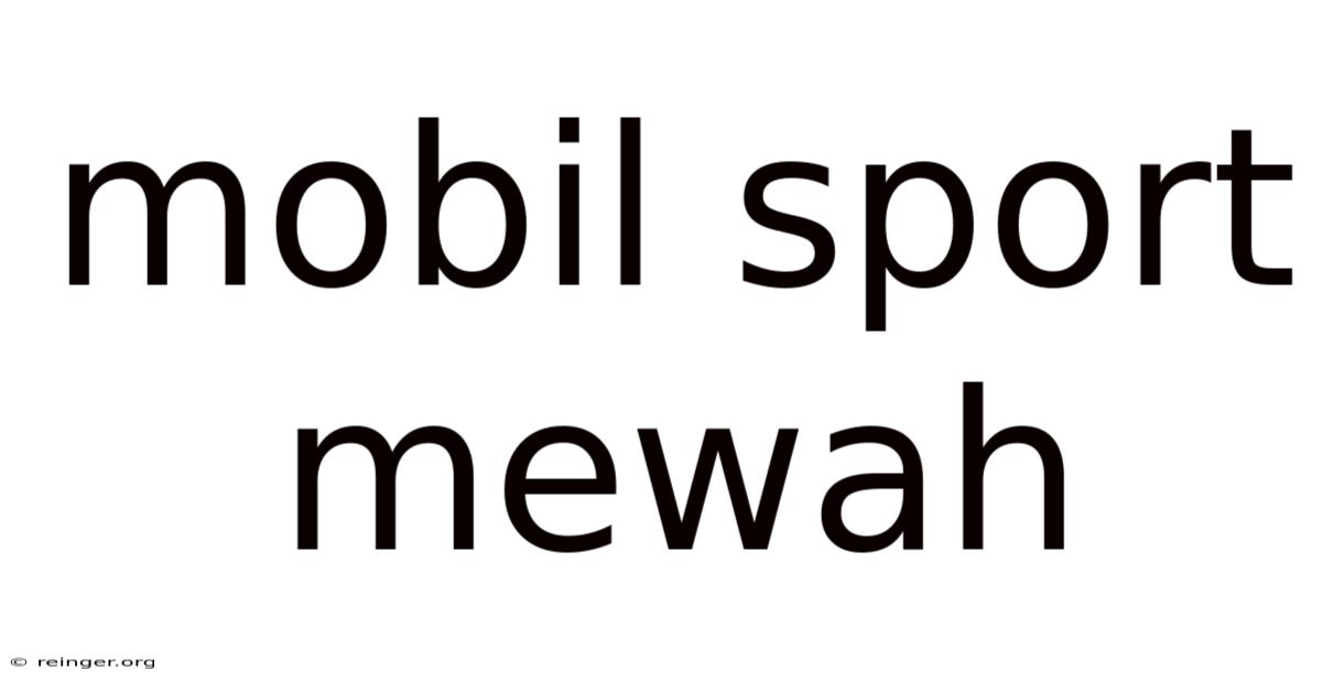 Mobil Sport Mewah