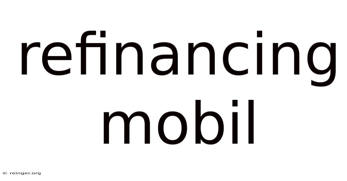 Refinancing Mobil